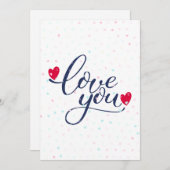 Ik hou net zoveel van jou als dat ik walg van Vale Feestdagenkaart (Voorkant / Achterkant)