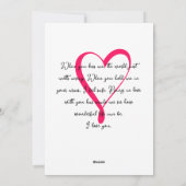 Ik hou net zoveel van jou als van Valentijnsdag Feestdagenkaart (Achterkant)