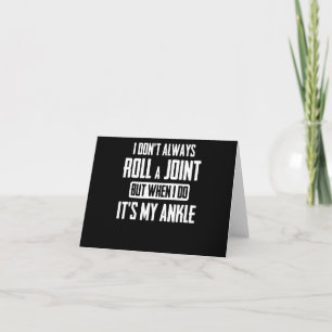 Ik hou niet altijd een gewricht, maar als ik het d kaart