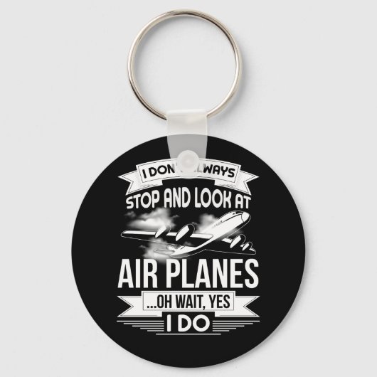 Ik hou niet altijd op en kijk niet altijd naar vli sleutelhanger (Voorkant)