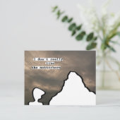 Ik hou niet echt van de matterhorn briefkaart (Staand voorkant)