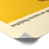 Ik hou niet echt van films The Movie Poster (Hoek)