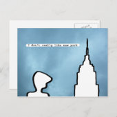 ik hou niet echt van new york briefkaart (Voorkant / Achterkant)