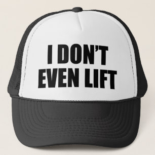 Ik hou niet eens op. trucker pet