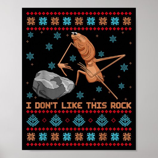Ik Hou Niet Van Deze Rock Marcus De Worm Lelijke Z Poster (Voorkant)