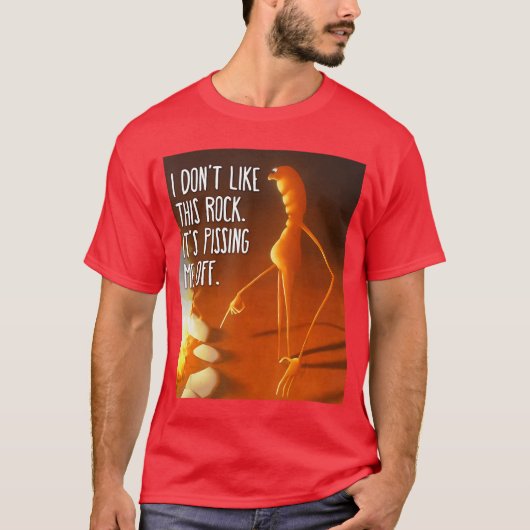 Ik Hou Niet Van Deze Rots Marcus De Worm T-shirt (Voorkant)