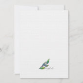 Ik hou niet van Fancy huwelijksuitnodiging Kaart (Achterkant)