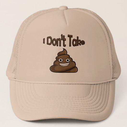 Ik hou niet van grappige komische uitspraken trucker pet (Voorkant)