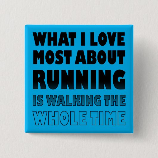 Ik hou niet van het runnen van grappige Button Bad (Voorkant)