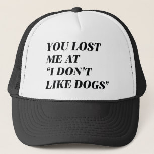 Ik hou niet van honden trucker pet