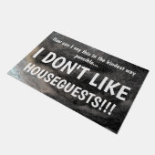 IK HOU NIET VAN HUISEGUESTS Rude Deurmat (Schuin)