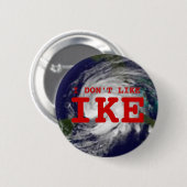 Ik hou niet van Ike Ronde Button 5,7 Cm (Voorkant /achterkant)