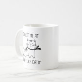 Ik hou niet van katten koffiemok (Voorkant links)