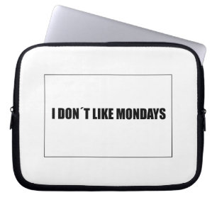 Ik hou niet van maanden laptop sleeve