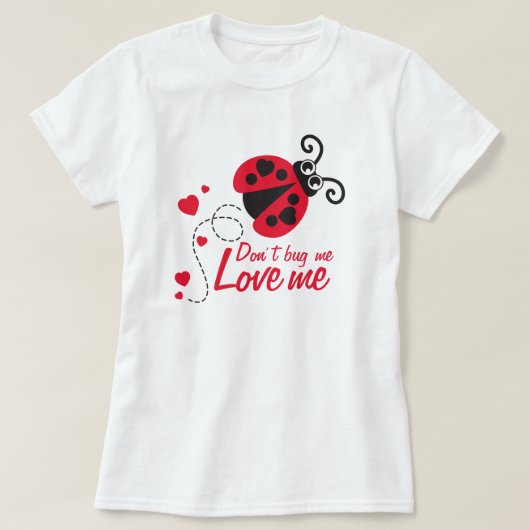 Ik hou niet van me als ik rood t-shirt heb. (Design voorkant)