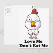 Ik hou niet van mijn eigen design briefkaart (Voorkant / Achterkant)