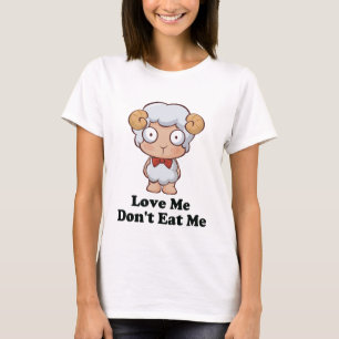 Ik hou niet van mijn schapenontwerp t-shirt
