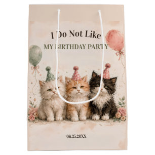 Ik Hou Niet Van Mijn Verjaardagsfeestje Medium Cadeauzakje