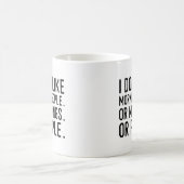 Ik hou niet van ochtendmensen, grappig koffiemok (Center)