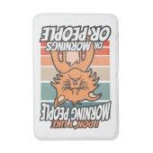 Ik hou niet van ochtendmensen of ochtenden of mens badmat (Voorkant Verticaal)