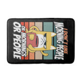 Ik hou niet van ochtendmensen of ochtenden of mens badmat (Voorkant)