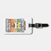 Ik hou niet van ochtendmensen of ochtenden of mens bagagelabel (Voorkant horizontaal)