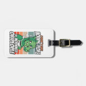 Ik hou niet van ochtendmensen of ochtenden of mens bagagelabel (Voorkant horizontaal)