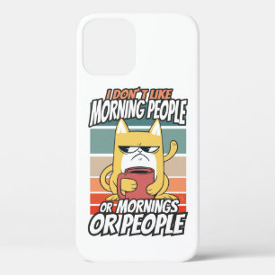 Ik hou niet van ochtendmensen of ochtenden of mens Case-Mate iPhone case