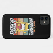 Ik hou niet van ochtendmensen of ochtenden of mens Case-Mate iPhone case (Achterkant (horizontaal))