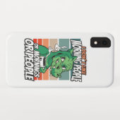 Ik hou niet van ochtendmensen of ochtenden of mens Case-Mate iPhone case (Achterkant (horizontaal))