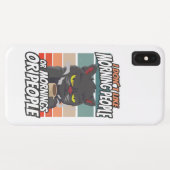Ik hou niet van ochtendmensen of ochtenden of mens Case-Mate iPhone case (Achterkant (horizontaal))