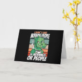 Ik hou niet van ochtendmensen of ochtenden of mens kaart (Gele Bloem)