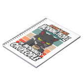 Ik hou niet van ochtendmensen of ochtenden of mens notitieboek (Linkerzijde)