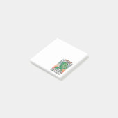 Ik hou niet van ochtendmensen of ochtenden of mens post-it® notes (Schuin)