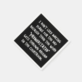 Ik hou niet van plannen maken servet (Hoek)