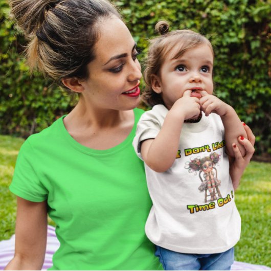 Ik hou niet van time-out kinder shirts