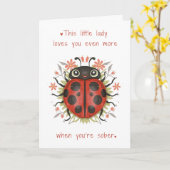 Ik hou nog meer van je als je nuchter bent, Valent Kaart (Gele Bloem)