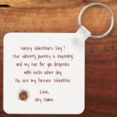 Ik hou nog meer van je als je nuchter bent, Valent Sleutelhanger (Achterkant)