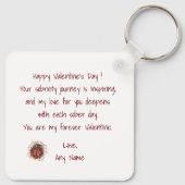 Ik hou nog meer van je als je nuchter bent, Valent Sleutelhanger (Achterkant)