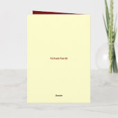 "Ik hou nog steeds van je kaartje" Kaart (Achterkant)