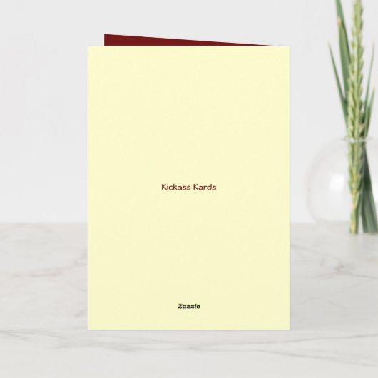 "Ik hou nog steeds van je kaartje" Kaart (Achterkant)