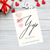 Ik hou nog steeds van je Valentijnskaart Kaart