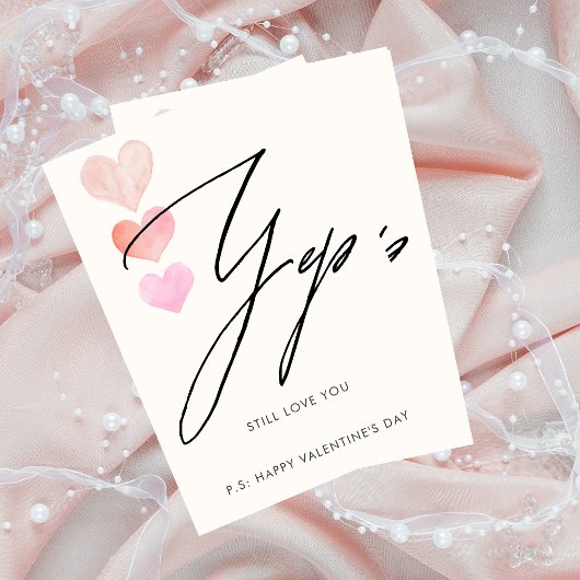 Ik hou nog steeds van je Valentijnskaart Kaart
