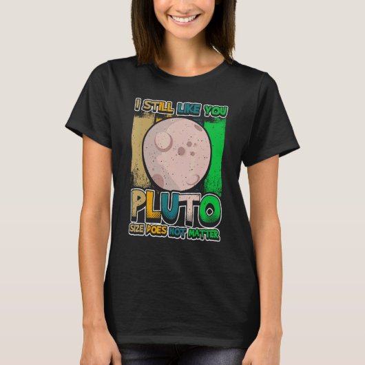 Ik hou nog steeds van jullie Pluto Retro Style Spa T-shirt (Voorkant)