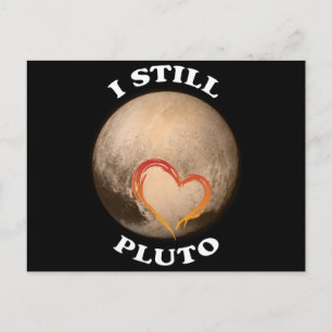 "Ik hou nog steeds van Pluto" Briefkaart