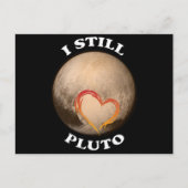 "Ik hou nog steeds van Pluto" Briefkaart (Voorkant)