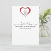 Ik hou nu van je lichaam bedankkaart (Staand voorkant)