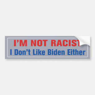 Ik hou ook niet van Biden Bumpersticker