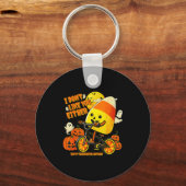 Ik hou ook niet van jou Prettige Halloween Hoe dan Sleutelhanger (Voorkant)