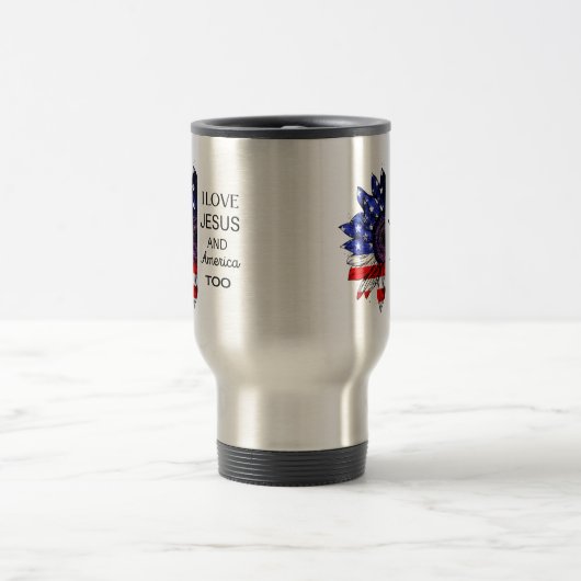 Ik hou ook van Jezus en Amerika Reisbeker (Center)